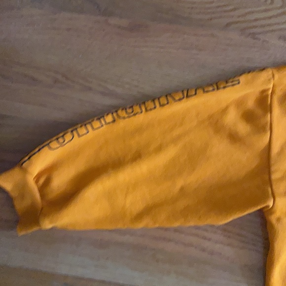 Orange Sweater with Hoodie - Picture 3 of 4